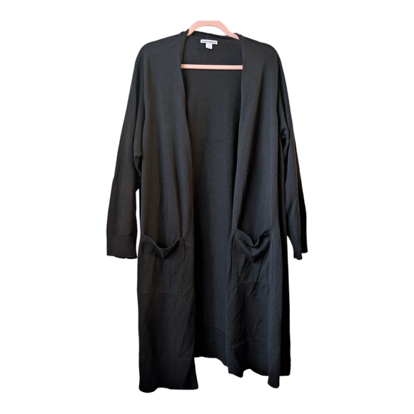 Amazon Essentials Black Lightweight Duster Cardigan Size 4x - Picture 2 of 6